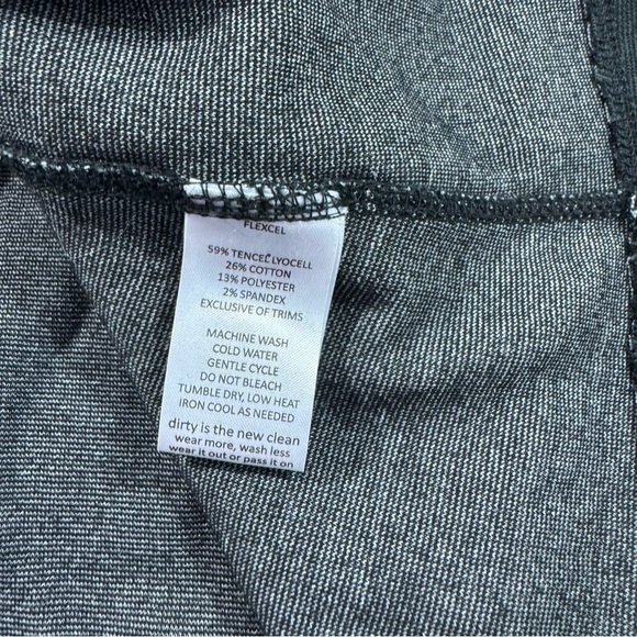 Horny Toad Tank Flexcel Shirt Dress Black Sleeveless - Picture 3 of 6